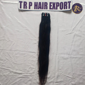100% extensions de cheveux indiens vierges noirs naturels de haute qualité 12 \ "cheveux de tressage ondulés de temple - Product Image 5