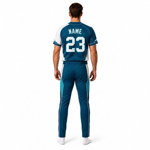Custom Baseball Uniform Men Jersey Pants Set Full Button Sublimated Team Sportswear Personalized OEM Private Label Manufacturer - Product Image 2