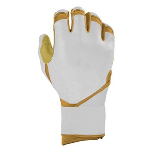 Gants de frappe en cuir blanc et or, rembourrés, à enfiler, unisexe, pour adulte, entraînement, main gauche, XL, XXL, durables, respirants - Product Image 3