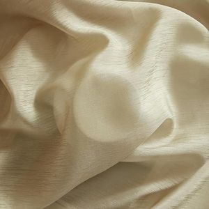 Set di 2 Tende in Voile Semi-Trasparente Grigio Argento con Occhielli, 137 cm L x 213 cm L, per Camera da Letto e Soggiorno - Product Image 2