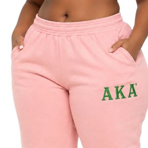 Pink AKA Sweatpants Women Casual Jogger Pants Cotton Lounge <b>Trousers</b> Fashion Streetwear Athletic Bottoms Stylish Apparel - Product Image 4