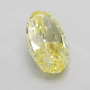 Diamante de Corte Ovalado de 2.02 Quilates, Color Amarillo Intenso Fantasía, Pulido Excelente, Claridad VVS2, Cultivado en Laboratorio, Certificado IGI, Gema Suelta Brillante - Product Image 3