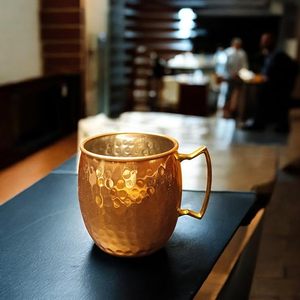 Premium Copper Moscow Mule <b>Mugs</b> With Classic Appeal Perfect For Cocktail Service In Kitchen Bar And Dining Areas - Product Image 6