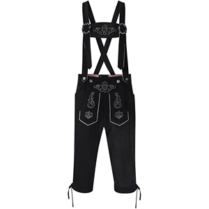 Costumes <b>Knee</b> <b>Strap</b> Leather Pants <b>Strap</b> Traditional Embroidered Bavarian Lederhosen Men Wholesale Lederhosen kneibund - Product Image 2