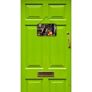 Multicolor Belgian Tervuren Fall Kitchen Pumpkins Wall Door Hanging Prints Aluminum Metal Sign for Home Decor for Kitchen Wall - Product Image 2