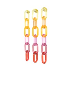 Décor mural moderne en chaîne d'acrylique fait main, article de décoration intérieure en résine personnalisé pour accrocher, vente en gros, chaîne articulée la plus adorable - Product Image 2