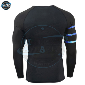 Hot Selling <b>Compression</b> <b>Shirts</b> For Adults Custom Spandex Polyester Breathable Plain White Gym Wear <b>Compression</b> T-<b>Shirt</b> on Sale - Product Image 4