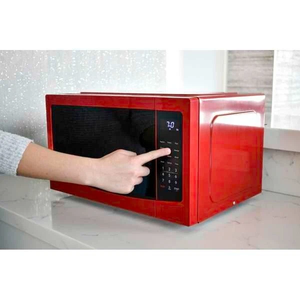 Frigidora de 1.1 Cúpulas Horno de Microondas de Sobremesa con Pantalla LED, 10 Niveles de Potencia, Rojo - Product Image 2