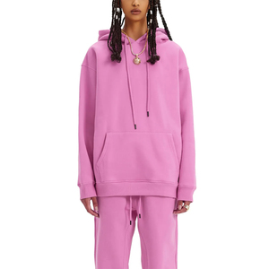 เสื้อสเวตเชิ้ตและเสื้อฮู้ดดี้ผ้าฟลีซโพลีเอสเตอร์คอตตอนคุณภาพสูง พิมพ์โลโก้ตามสั่ง สีพื้น ยูนิเซ็กส์ สำหรับผู้ชายและผู้หญิง - Product Image 1