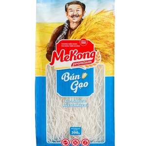 วุ้นเส้นข้าวพรีเมียมอเนกประสงค์ 200 กรัม ปลอดจีเอ็มโอ ปราศจากกลูเตน ไม่มีสารกันบูด วุ้นเส้นข้าวแห้ง ผู้ผลิต OEM จากเวียดนาม - Product Image 1