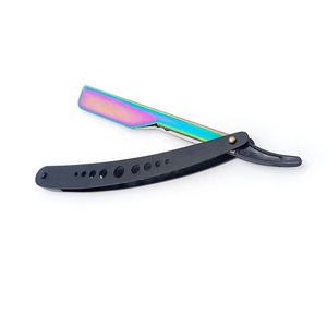 Professional Barber Razers Stainless Steel Shaving Tool For Salon Hair Cutting <b>Beard</b> Grooming And Styling - Product Image 5