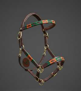 Cabestro de Cuero Profesional para Caballos, para Entrenamiento de Polo, Resistente, Ajustable, con Narquileras Acolchadas y Duraderas - Product Image 2