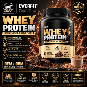 Proveedor de Proteína de Suero de Leche con Sabor a Vainilla de Marca Privada en Malasia, Fabricación OEM de Batidos WPC de Marca Personalizada, Crecimiento Muscular para Adultos, 20-29 g - Product Image 1