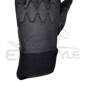 Gants de moto en cuir noir, à doigts entiers, antidérapants, de protection pour motards, coupe-vent, pour sports de plein air, gants de moto OEM - Product Image 5