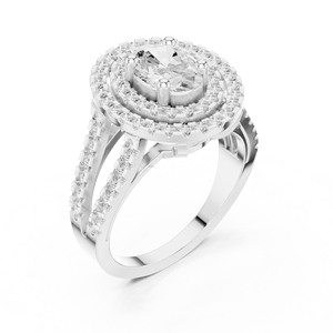 LORE Bague en pierre de lune 10k pour femme avec bande réglable - Product Image 3