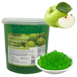 Perles de tapioca éclatantes aux fruits fraise, fournisseur taïwanais, pour bubble tea, bouteille de 3,4 kg - Product Image 6