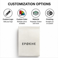 Étiquettes personnalisées en satin imprimées avec logo, étiquettes pour vêtements et accessoires