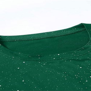 ออกแบบโลโก้ของคุณเอง เสื้อยืดผู้ชายประดับเพชร เสื้อผ้าลำลอง ดีไซน์ล่าสุด เสื้อยืดผู้ชายประดับเพชร - Product Image 4