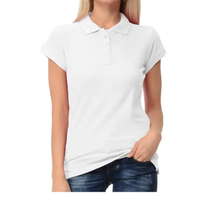 T-shirts décontractés pour femmes, style estival, coton pur, col rond, export en gros prêt - Product Image 5