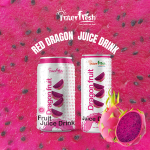 Jugo de Puré de Fruta del Dragón Rojo en Lata de 250 ml, Bebida Diaria Natural y Saludable Recién Exprimida, Vietnam ODM OEM - Product Image 3
