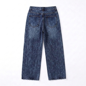 Pantalones Vaqueros Azules de Mezclilla para Hombre al por Mayor, Ajustados, de Moda Casual, Estilo Vintage Lavado, Ropa Urbana Informal, Jeans al por Mayor - Product Image 2