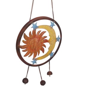 Guirlande de fleurs multicolores en tôle galvanisée écologique à fixer sur la porte pour les fêtes de Noël et du Nouvel An en extérieur, fournitures pour la maison - Product Image 6