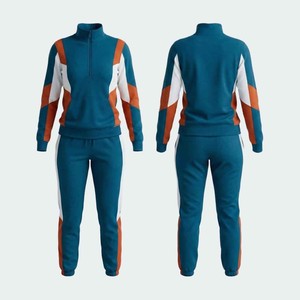 Wholesale Relaxed Fit Cotton Rich Fleece Women Loose Fit Sweatsuit Factory Direct Source - Product Image 5
