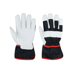 Guantes de Seguridad Blancos, Lisos, Antideslizantes, con Puño Recto, Resistentes al Calor, Duraderos, para Uso General - Product Image 1