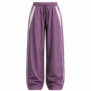 <b>Prime</b> Power Women Nylon Jogger Pants Crinkle Track Trousers Elastic Drawstring Waist Lightweight Activewear Wholesale 2026 - Product Image 1