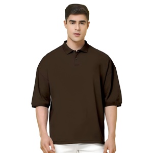 เสื้อโปโลถักคอวี แขนสั้น สำหรับผู้ชาย สไตล์ลำลอง คุณภาพสูง เหมาะสำหรับฤดูร้อน - Product Image 1