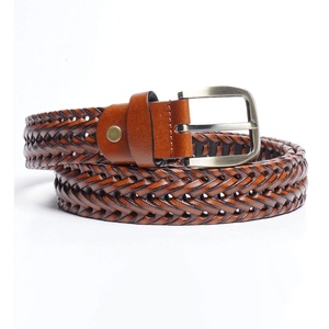Casual Men <b>Cow</b> Hide Leather Belt with Durable Alloy Square Buckle Stylish Long Lasting Width Adjustable Length Leather Belt - Product Image 6