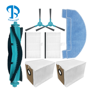 Kit de remplacement compatible avec l'aspirateur robot <span class=keywords><strong>Ultenic</strong></span> T20 Pro, pièces détachées, accessoires, brosse latérale principale, filtre HEPA, chiffon de nettoyage - Product Image 1