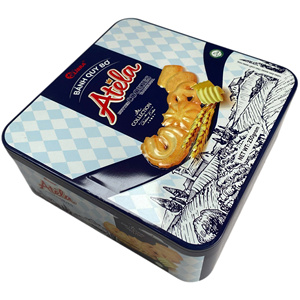 คุกกี้เนยพรีเมียม 230 กรัม รสหวาน บรรจุกล่องเหล็กสีน้ำเงิน บิสกิตจากซัพพลายเออร์เวียดนาม - Product Image 3