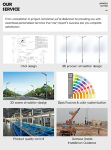 Yüksek Parlaklıkta LED Güneş Enerjili Sokak Lambası, Beş Yıl Garantili Hepsi Bir Arada Güneş Enerjili Sokak Lambaları - Product Image 4
