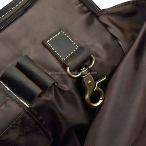 Sacoche vintage en cuir pleine fleur, sacoche d'affaires personnalisée pour ordinateur portable, sac messager, fournisseur en gros d'usine sous marque privée - Product Image 6