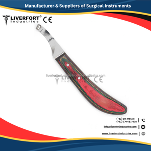 Lot de 2 couteaux de fermeur réutilisables pour sabots, droitiers et gauchers, lames en acier inoxydable ultra-affûtées, coupe-sabots pour bétail - Product Image 3