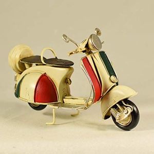 Miniature artisanale en laiton, figurine de scooter Chetak vintage, statue décorative, objet de décoration traditionnel pour table, salon - Product Image 3