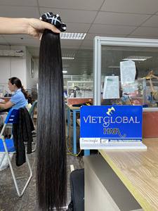 Vente chaude 100% Vierge Grade Vietnamien Fille Cheveux Os Droite Machine Double Trame Pleine Taille Diverses Couleurs Doux Cheveux Humains - Product Image 2