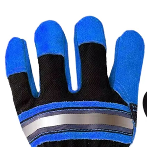Guantes de Seguridad Industriales de Alta Resistencia, en Oferta, de Cuero Vacuno de Alta Calidad, Anti-Corte y Anti-Calor - Product Image 2