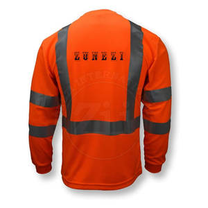 Chemises de sécurité réfléchissantes FR à haute visibilité, best-seller à bas prix, ANSI CLASSE 1, imperméables, avec logo personnalisé et éclairage LED - Product Image 3