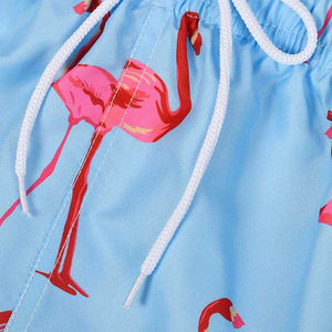 Shorts de plage personnalisés avec logo, décontractés pour hommes, séchage rapide, 100% coton, maillots de bain changeant de couleur, boardshorts, vêtements de bain OEM - Product Image 5