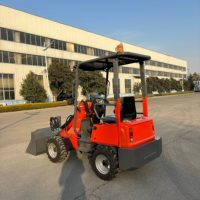 RongGong RG-EV04 Mini Elektrischer Teleskoplader 400kg 60V Batterie Schnellwechselsystem Multi-Anbaugeräte für Landwirtschaftliche Arbeiten