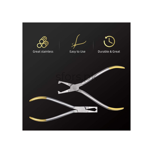 Alicates de ortodoncia para extracción directa de brackets, instrumento de acero inoxidable para despegar brackets dentales, alicates cortadores - Product Image 5