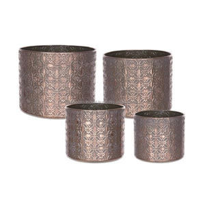 Maceta decorativa de metal de cobre para interiores macetas comerciales Macetas - Product Image 5