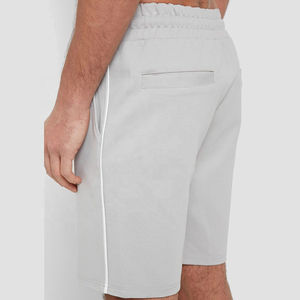 Achetez des ensembles courts deux pièces de style streetwear haut de gamme pour hommes, entièrement personnalisables, coupe régulière, ensembles jumeaux pour adultes, taille OEM, ensemble d'été - Product Image 3