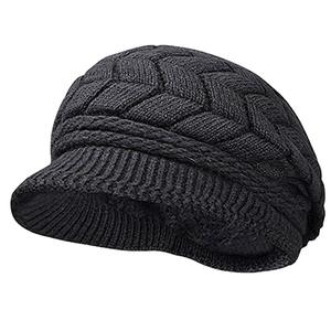 Gorro de Invierno de Ganchillo para Mujer con Borde Ancho, Gorros Tejidos para Mantener el Calor, Gorra Suave de Nailon 2026 - Product Image 4