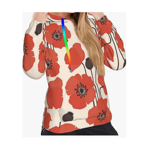High Demanded Women's Winter <b>Sublimation</b> <b>Hoodies</b> 100% Cotton Fleece Quick Dry & Breathable Top Selling Trending New Arrival - Product Image 2