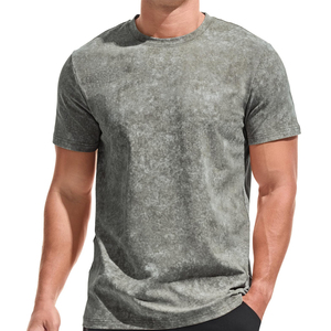 Adjustable Rate Men Acid Wash T-Shirt Fully Customized <b>Designs</b> 100% Cotton High Quality Anti-Pilling & Quick Dry Premium Quality - Product Image 1