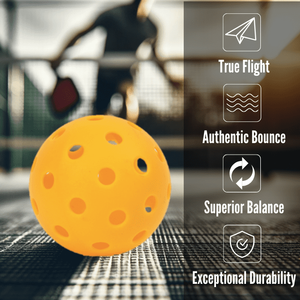 พายลูกบอลพิคเกิลบอล40รูตกแต่งในร่ม/กลางแจ้งพร้อมโลโก้ที่ปรับแต่งได้ผ่านการรับรองคุณภาพสูง - Product Image 2