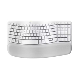 Logitech ปุ่มคลื่นสำหรับคีย์บอร์ดธุรกิจคีย์บอร์ดไร้สายแบบชาร์จไฟได้ไฟแบคไลท์สองโหมด - Product Image 5